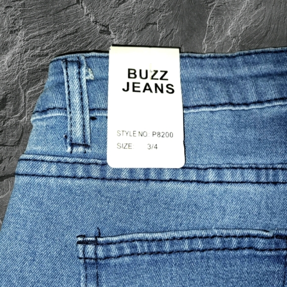 "BUZZ JEANS" Women's Blue Skinny Jeans Size 3/4 - Picture 4 of 6